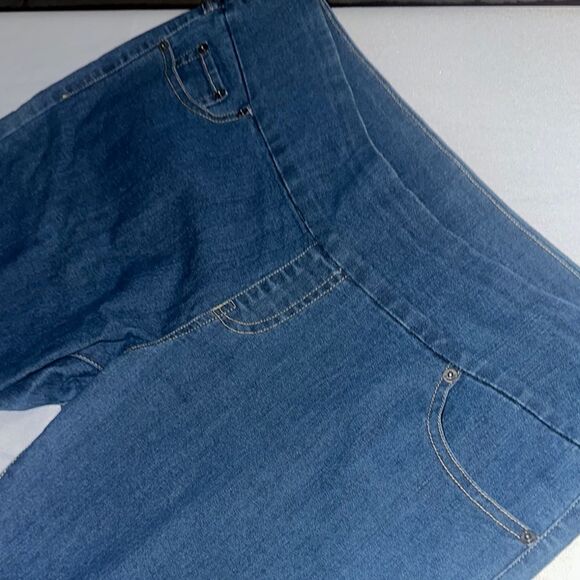 HUE Stretch Blue Women's Jeans Size XL - Picture 4 of 9